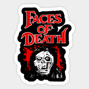 Faces Of Death Sticker